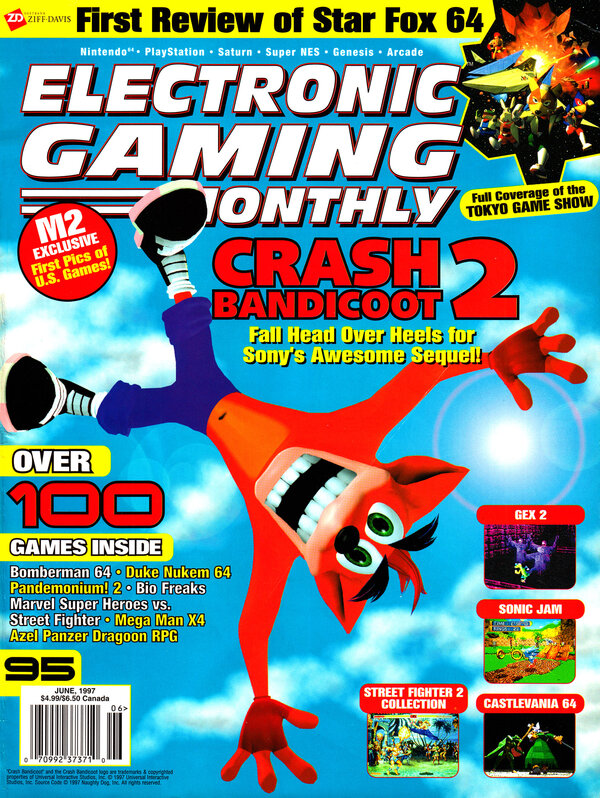 Electronic Gaming Monthly Issue 95 (June 1997) cover